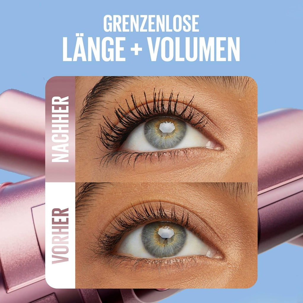 DIAONI Sky-High Lift Mascara Mother's Day Gift Waterproof Smudge-Proof Long-Lasting Curling Natural Defined Separated Lashes