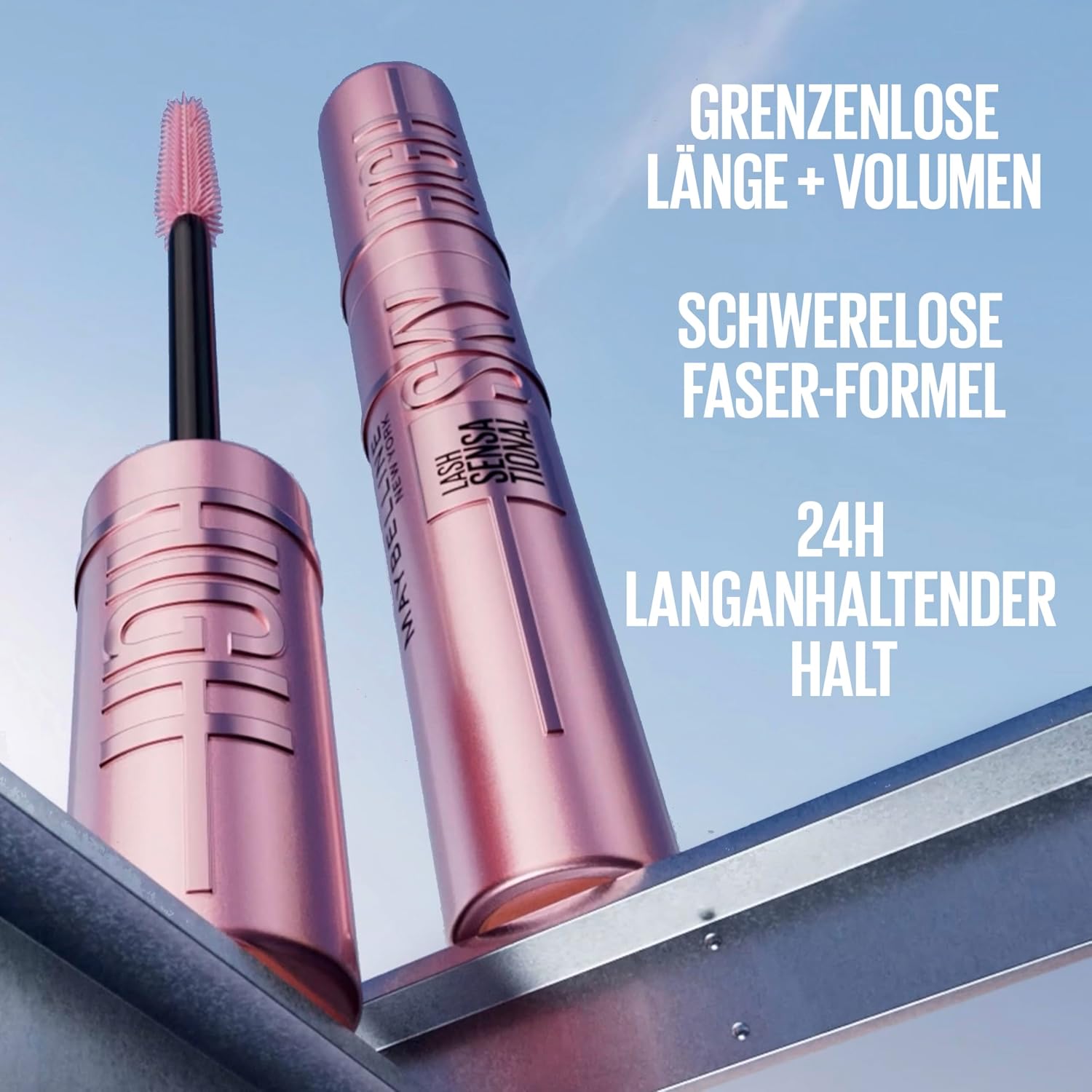 DIAONI Sky-High Lift Mascara Mother's Day Gift Waterproof Smudge-Proof Long-Lasting Curling Natural Defined Separated Lashes
