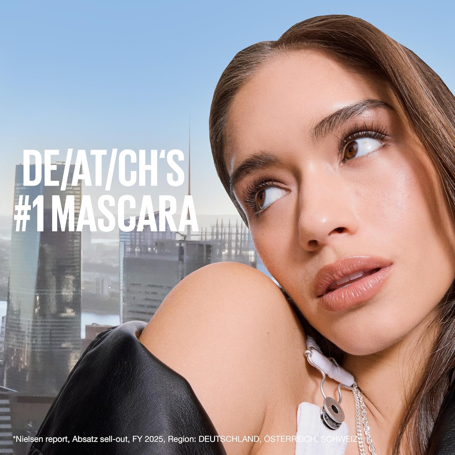 DIAONI Sky-High Lift Mascara Mother's Day Gift Waterproof Smudge-Proof Long-Lasting Curling Natural Defined Separated Lashes