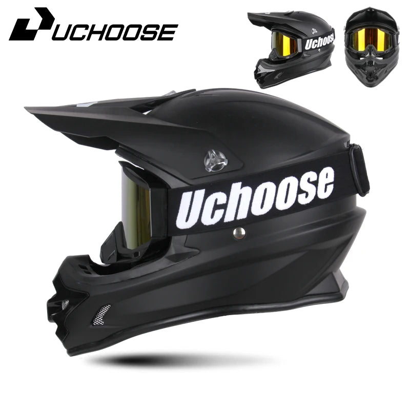 DOT Helmets Motocross Kask Cross Downhill Soporte Casco Off Road Helmet Racing Classic Motorcycle Original Enduro Goggles