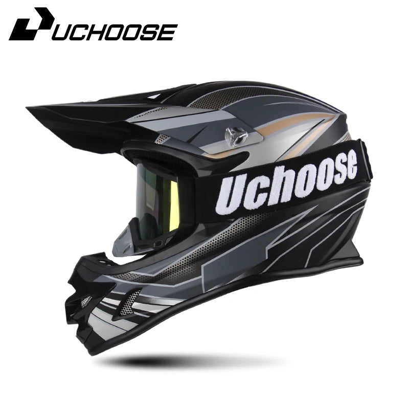 DOT Helmets Motocross Kask Cross Downhill Soporte Casco Off Road Helmet Racing Classic Motorcycle Original Enduro Goggles
