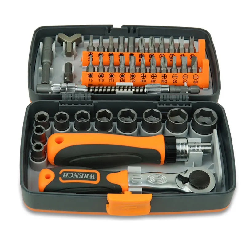 38 in 1 Labor Saving Ratchet Multipurpose Screwdriver Driver Set Household Hardware Tool Screwdriver Tool Box Hand Tool Sets