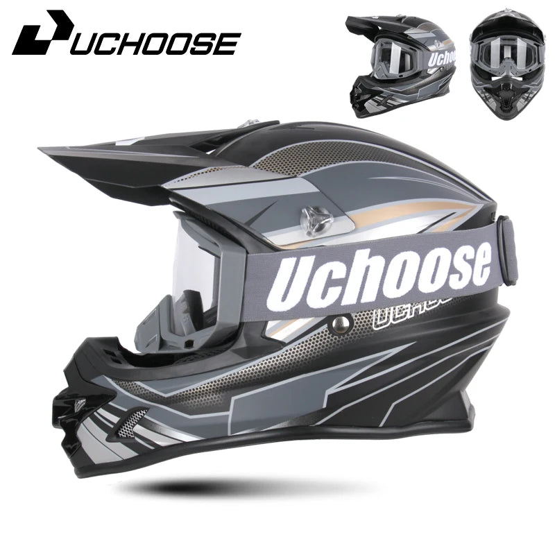DOT Helmets Motocross Kask Cross Downhill Soporte Casco Off Road Helmet Racing Classic Motorcycle Original Enduro Goggles