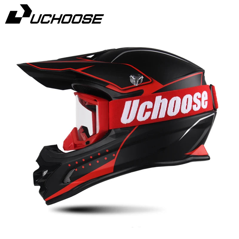 DOT Helmets Motocross Kask Cross Downhill Soporte Casco Off Road Helmet Racing Classic Motorcycle Original Enduro Goggles