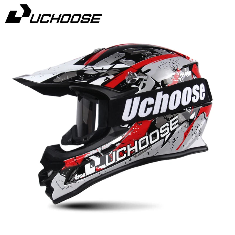 DOT Helmets Motocross Kask Cross Downhill Soporte Casco Off Road Helmet Racing Classic Motorcycle Original Enduro Goggles
